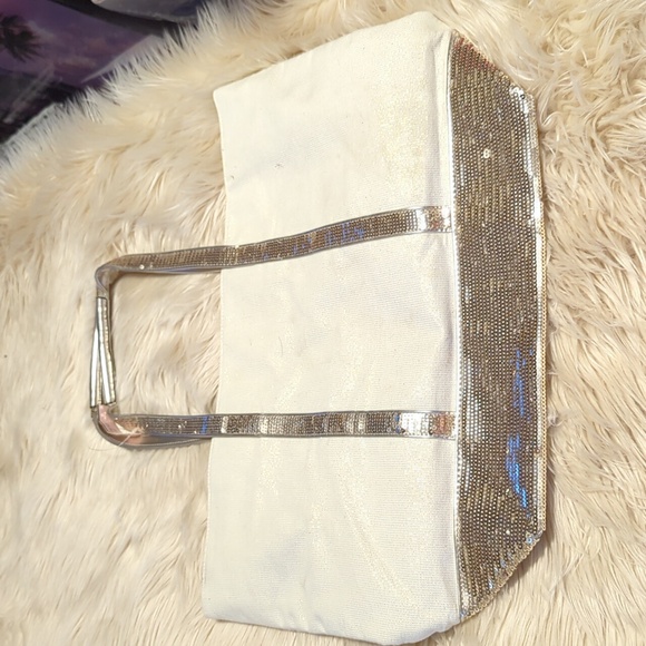 *NWT* Victoria's secret gold sequin sparkle tote bag - Picture 6 of 6